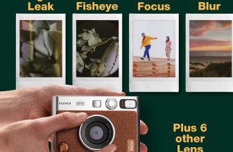 Fujifilm Instax Mini EVO 即影即有相機 — 10 種鏡頭效果 (Light Leak/Fisheye/Soft Focus/Double Exposure) 及 100 種 filter 組合，配 3 吋 LCD 屏幕及 600 dpi 即時打印技術